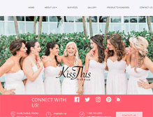 Tablet Screenshot of kissthismakeup.com